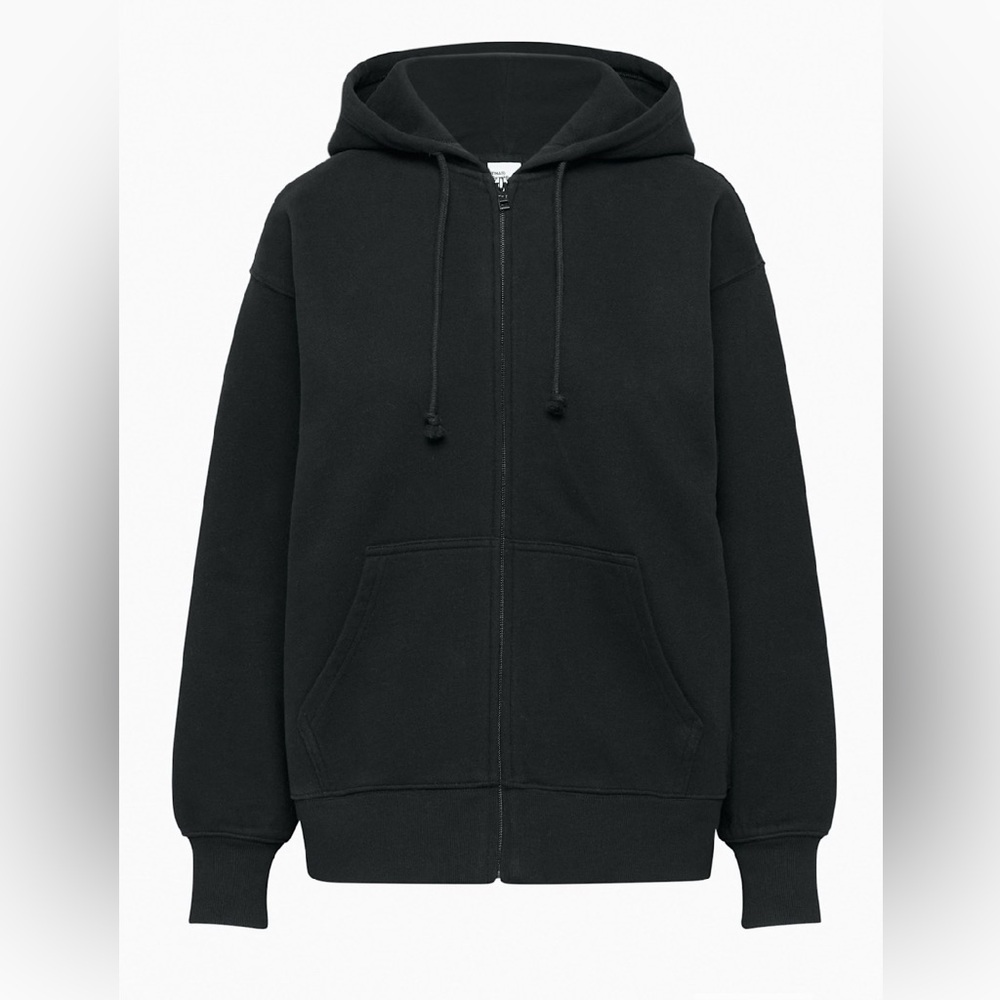 ARITZIA TNA Cozy Fleece Black Hoodie